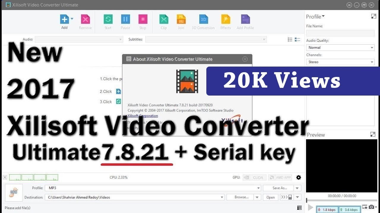 xilisoft video converter ultimate 7 key generator